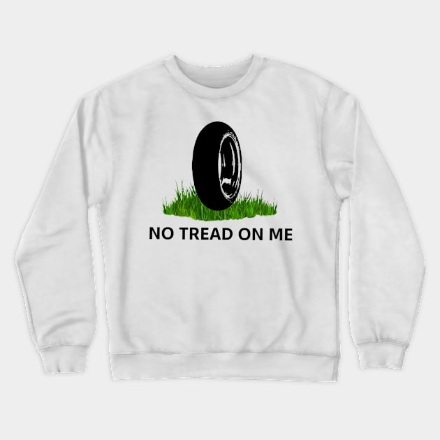 Papa Hash Apparel: No Tread Crewneck Sweatshirt by Papa Hash's House of Art